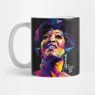 Aretha Franklin Wpap Art Mug